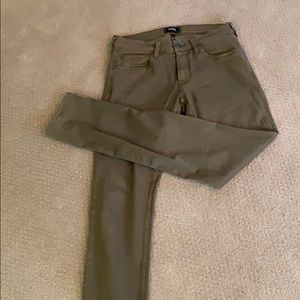 Paige olive green jeans size 29